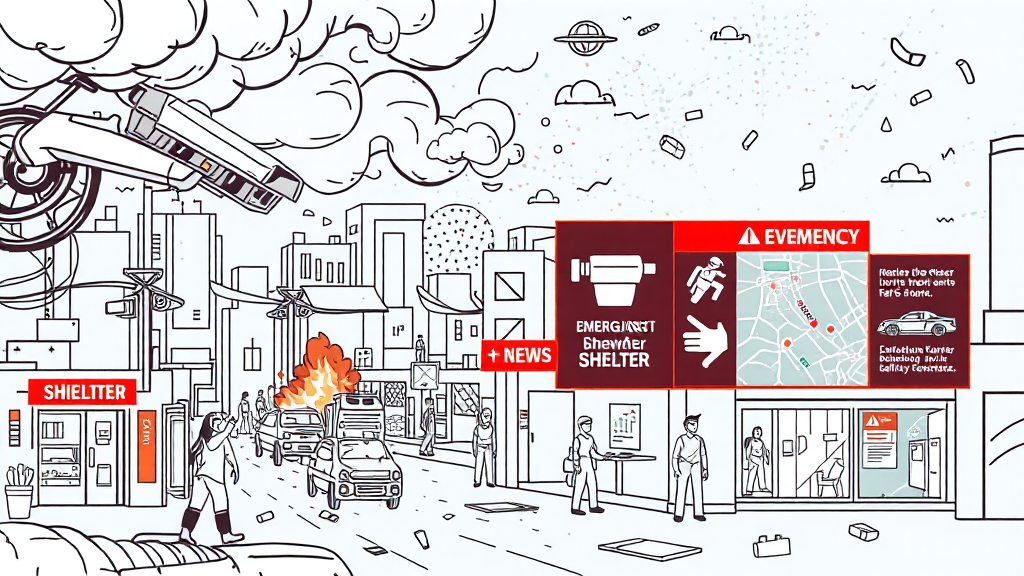 KBS 재난포털 활용 팁 (illustration 스타일)