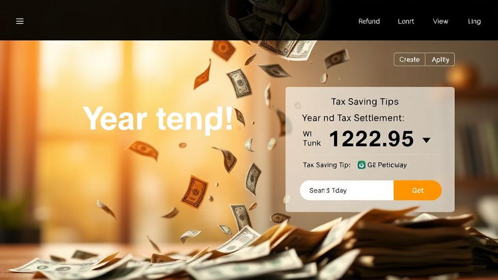 연말정산 미리보기 200% 활용 (realistic 스타일)