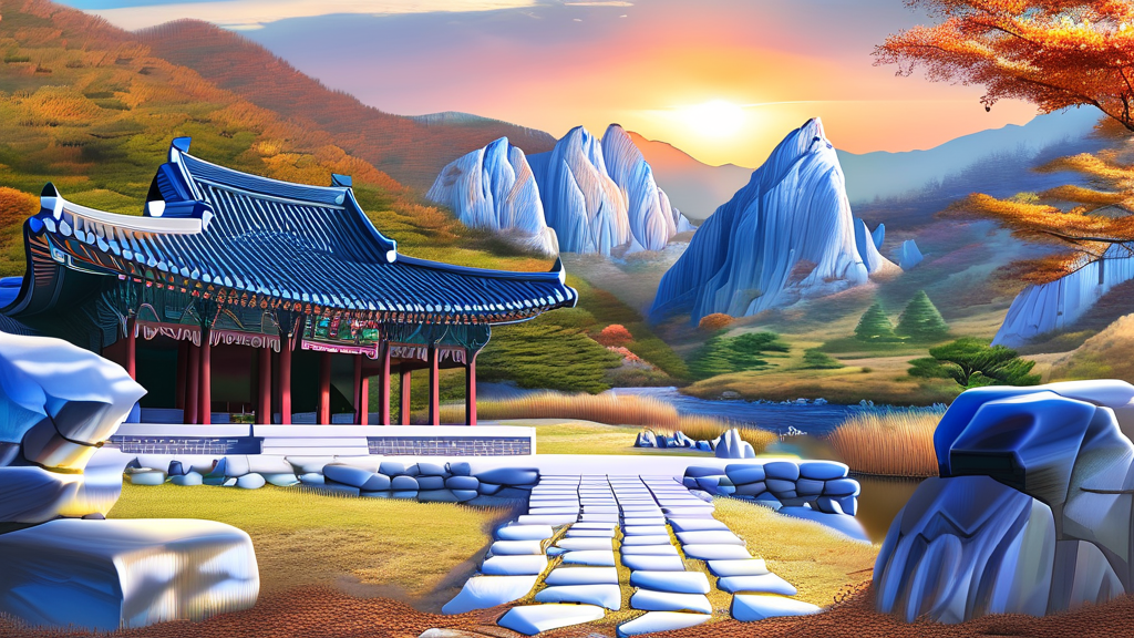 청령포와 함께 둘러볼 영월의 숨은 보석들 (realistic 스타일)