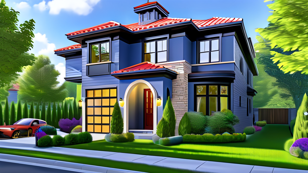 전세 시장 변화와 월세 전환 (realistic 스타일)