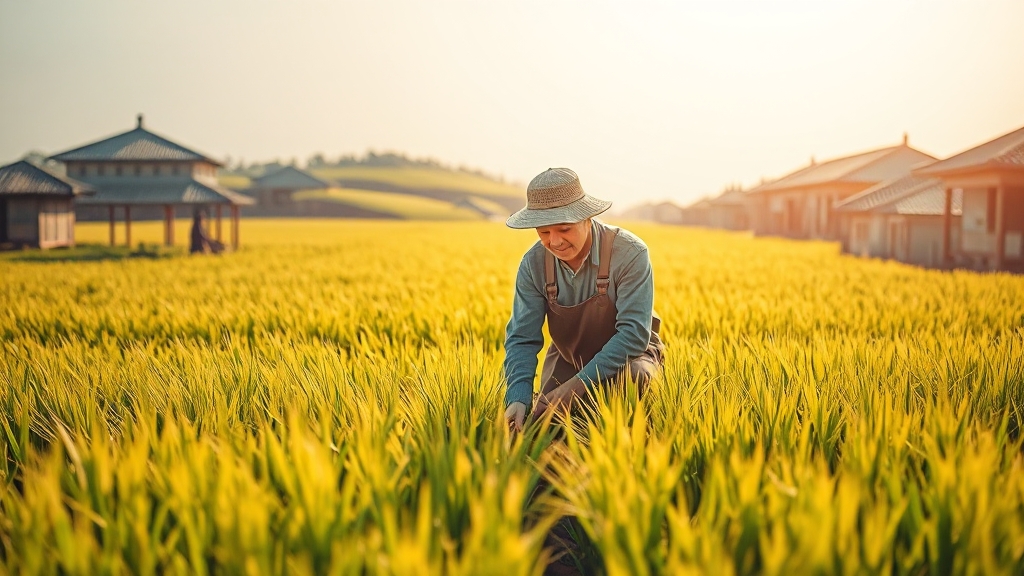 24절기와 농업의 관계 (realistic 스타일)