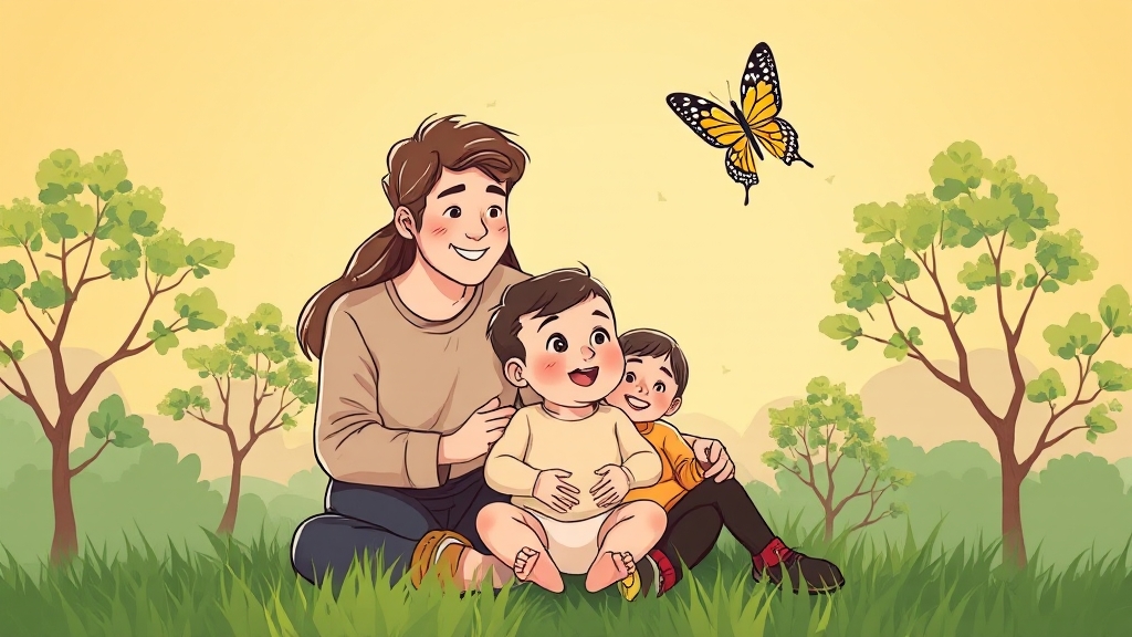 출산지원금, 왜 중요할까요? (illustration 스타일)