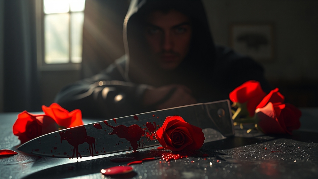 모방범의 정체와 범행 동기 (realistic 스타일)