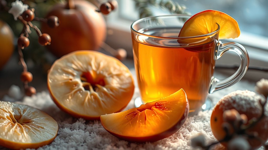 No설탕 모과청 & 모과차 레시피 (realistic 스타일)