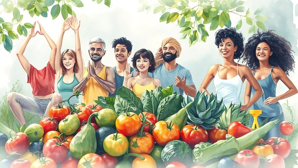 예방을 위한 생활 습관 (watercolor 스타일)