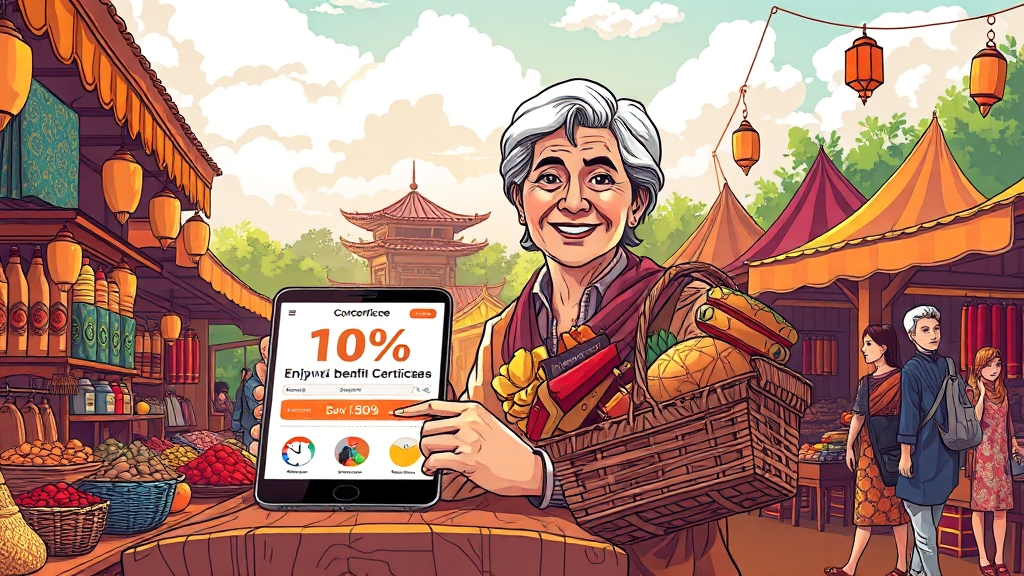 디지털 온누리상품권이란? (illustration 스타일)