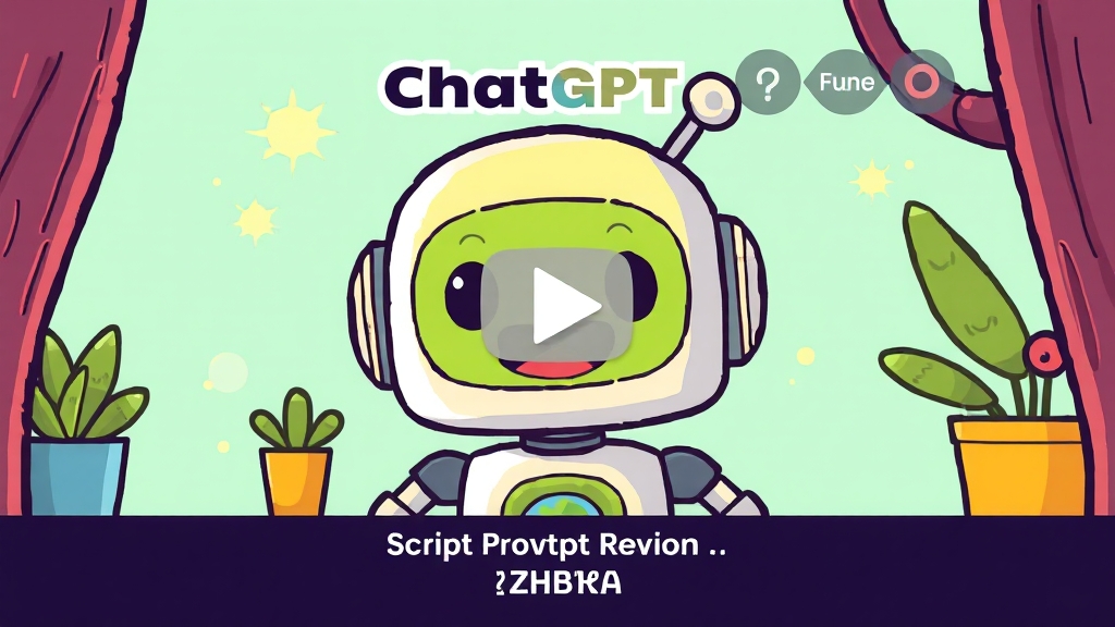 챗GPT 관련 유용한 정보 & 주의사항 (cartoon 스타일)