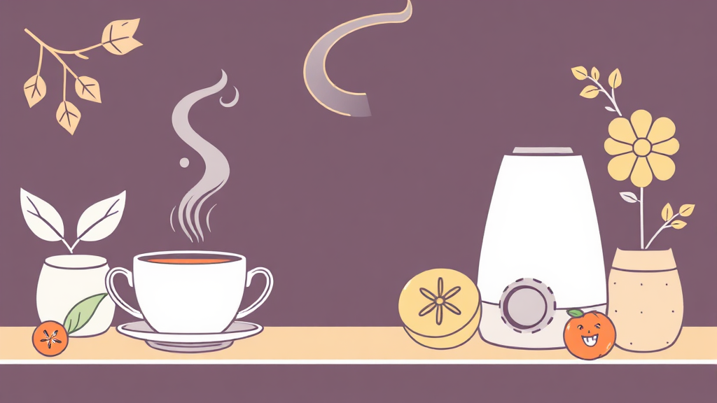 환절기 기관지 건강 관리법 (illustration 스타일)