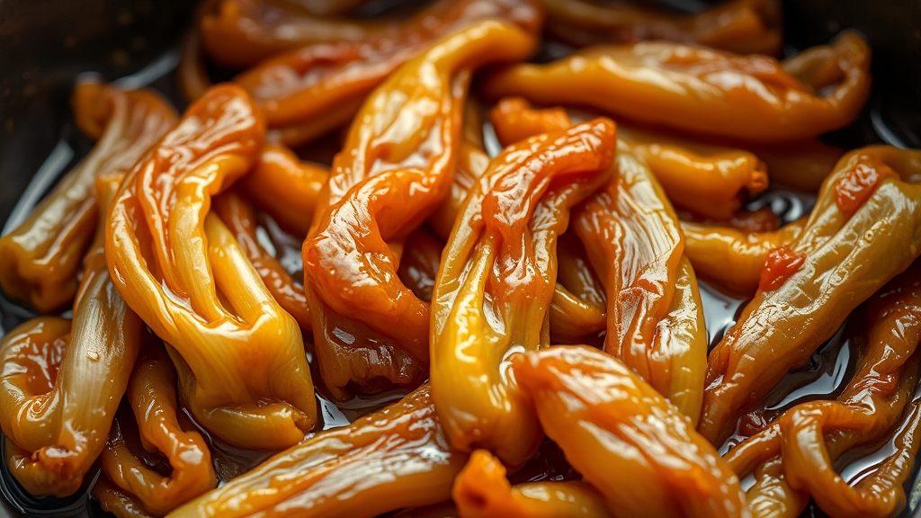 연근 볶기 & 조리기 (realistic 스타일)