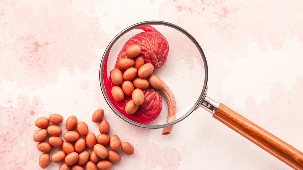 렌틸콩 부작용 및 주의사항 (watercolor 스타일)