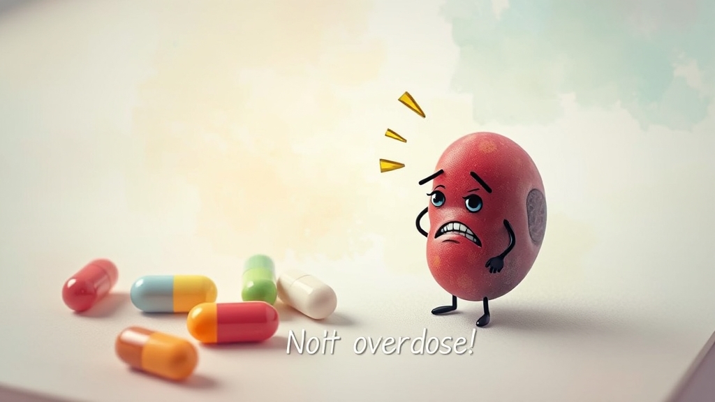 영양제 섭취 시 주의사항 (watercolor 스타일)