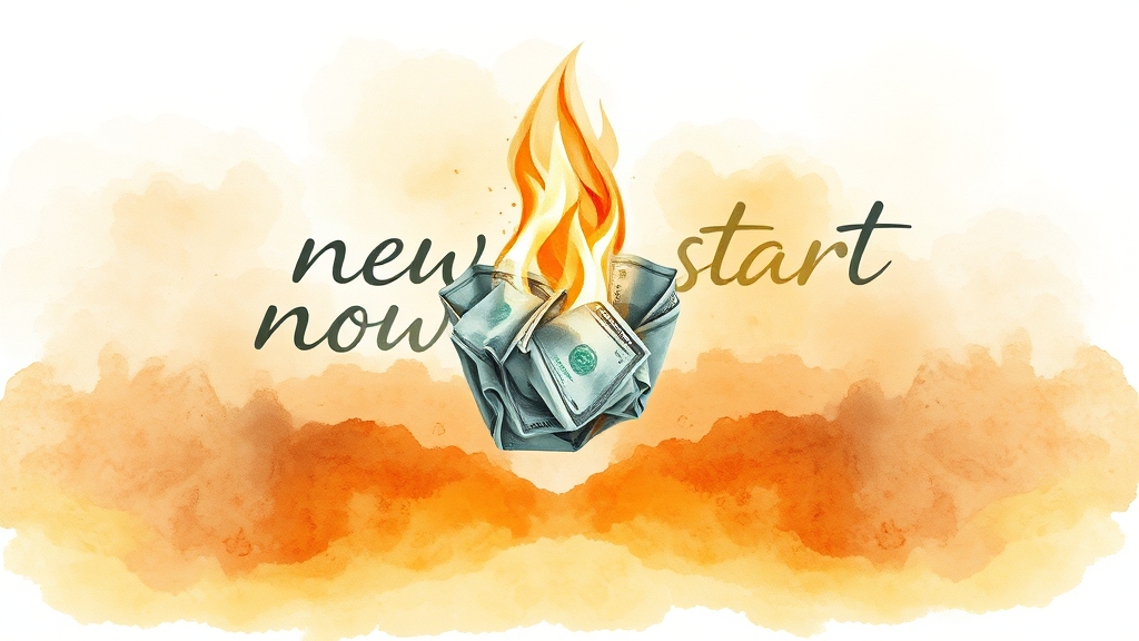 빚 탕감 정책 핵심 가이드 (watercolor 스타일)