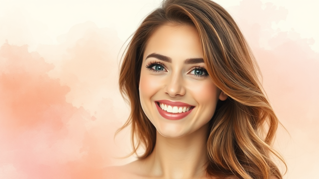 풍성한 머리카락, 자신감을 되찾자! (watercolor 스타일)