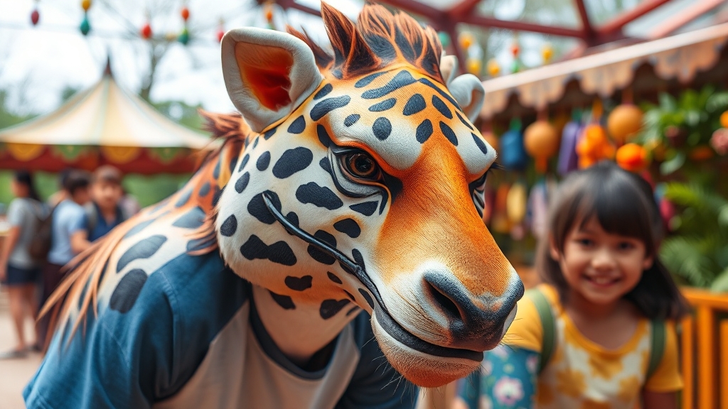 오월드 주요 시설 및 즐길 거리 (realistic 스타일)