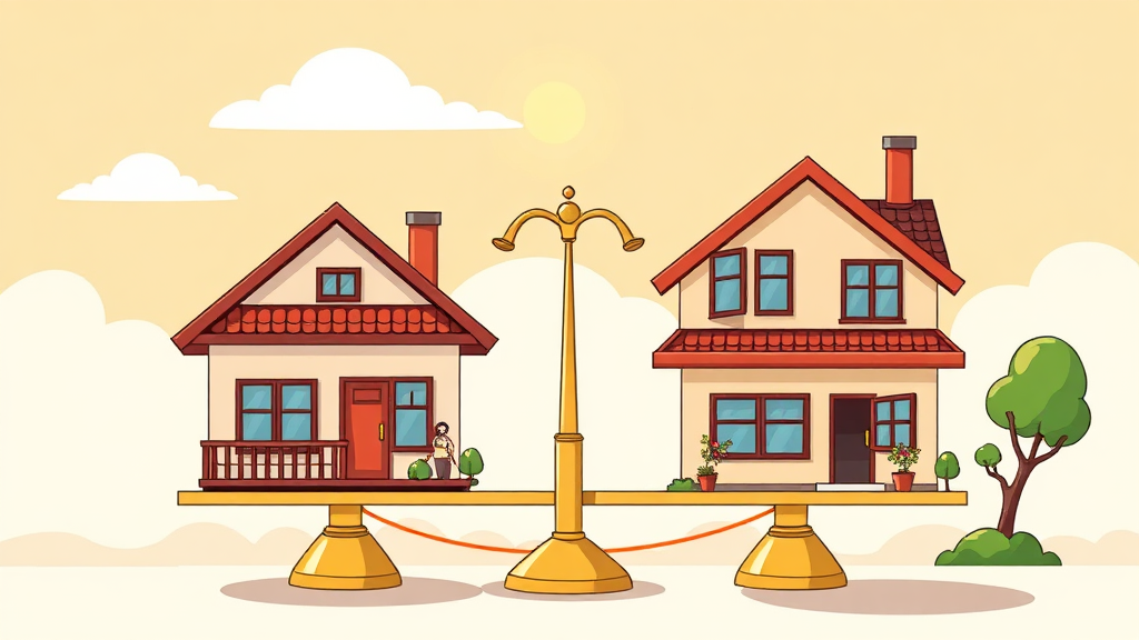 전세 vs 월세, 나에게 맞는 선택은? (cartoon 스타일)