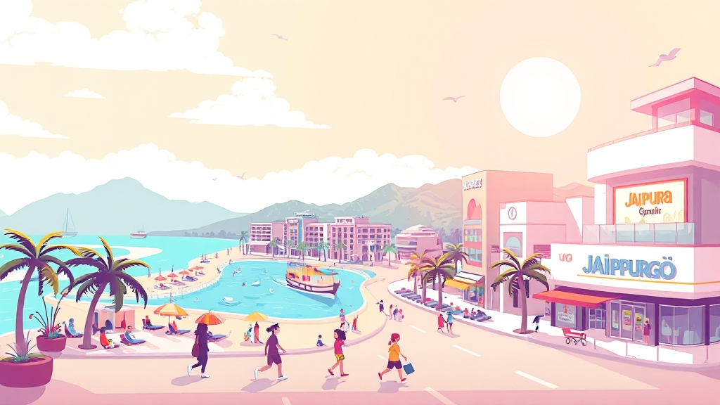 주변 인프라 및 생활 환경 (illustration 스타일)