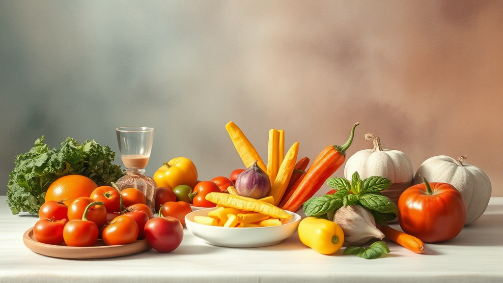 콜레스테롤 수치, 식습관이 중요! (watercolor 스타일)