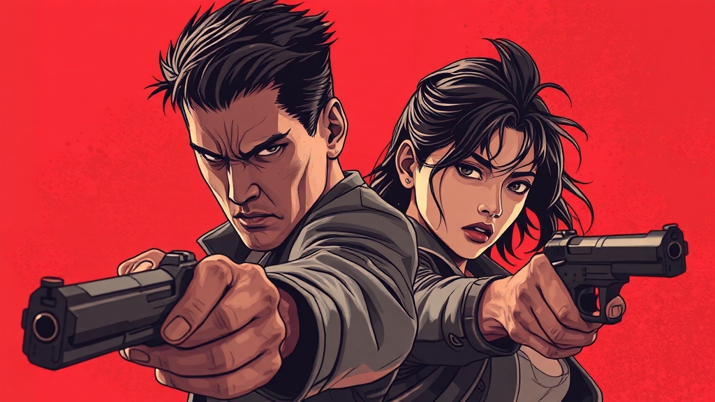 ‘사마귀’ 액션, K-액션 특징 분석 (illustration 스타일)