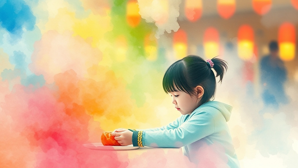 축제, 어디서 뭘 해야 할까? (watercolor 스타일)