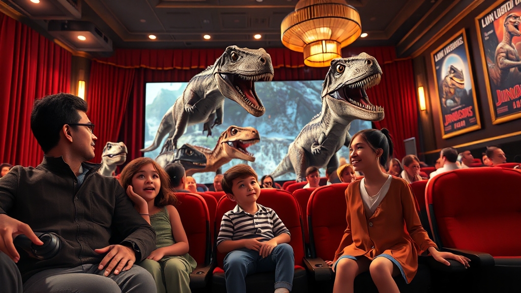 극장 반응은? (realistic 스타일)