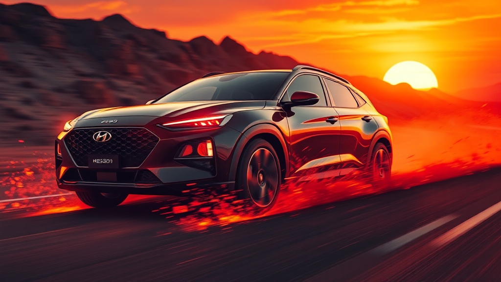 GV60 마그마 vs 아이오닉 5 N (realistic 스타일)