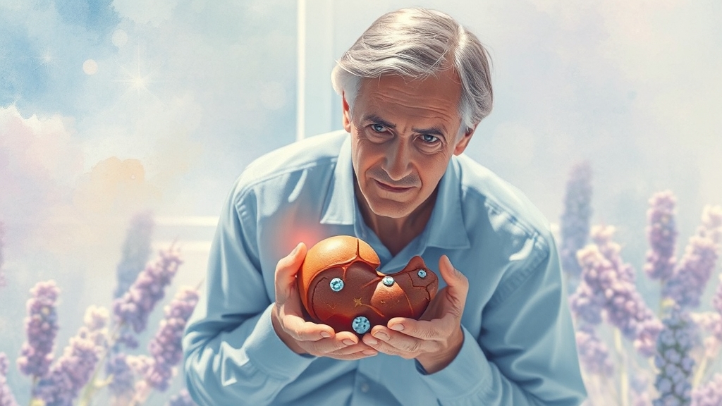 췌장암 원인과 위험 요인 (watercolor 스타일)