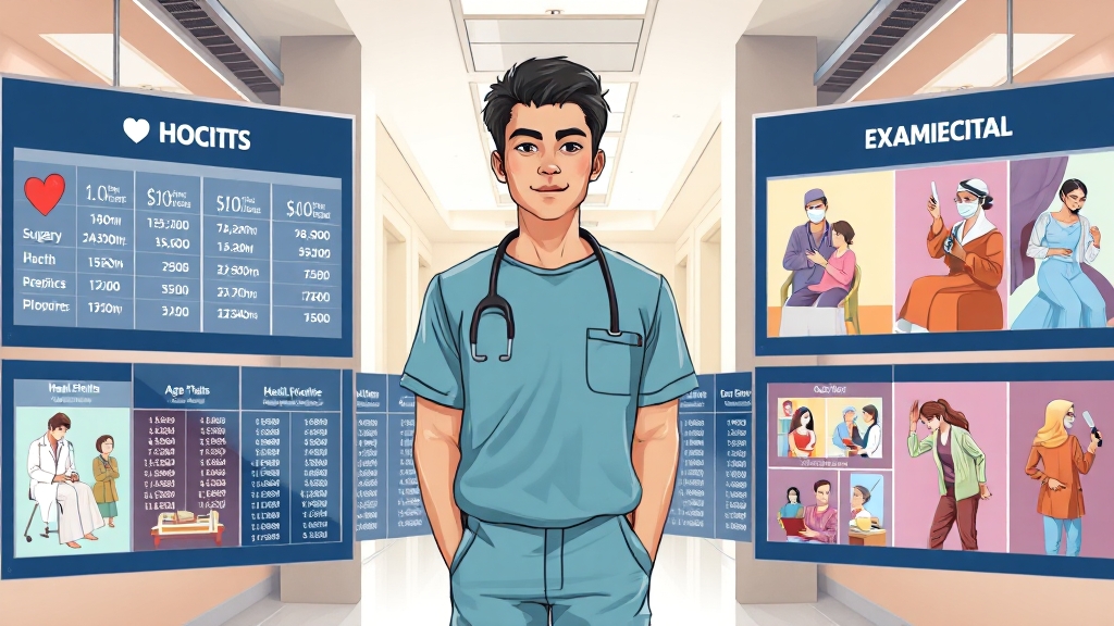 검진 전 준비사항 & 비용 영향 요소 (illustration 스타일)