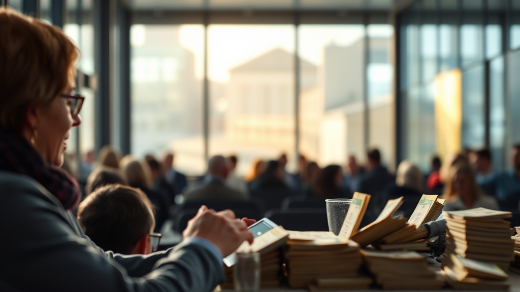 기금화의 장점과 단점 (realistic 스타일)