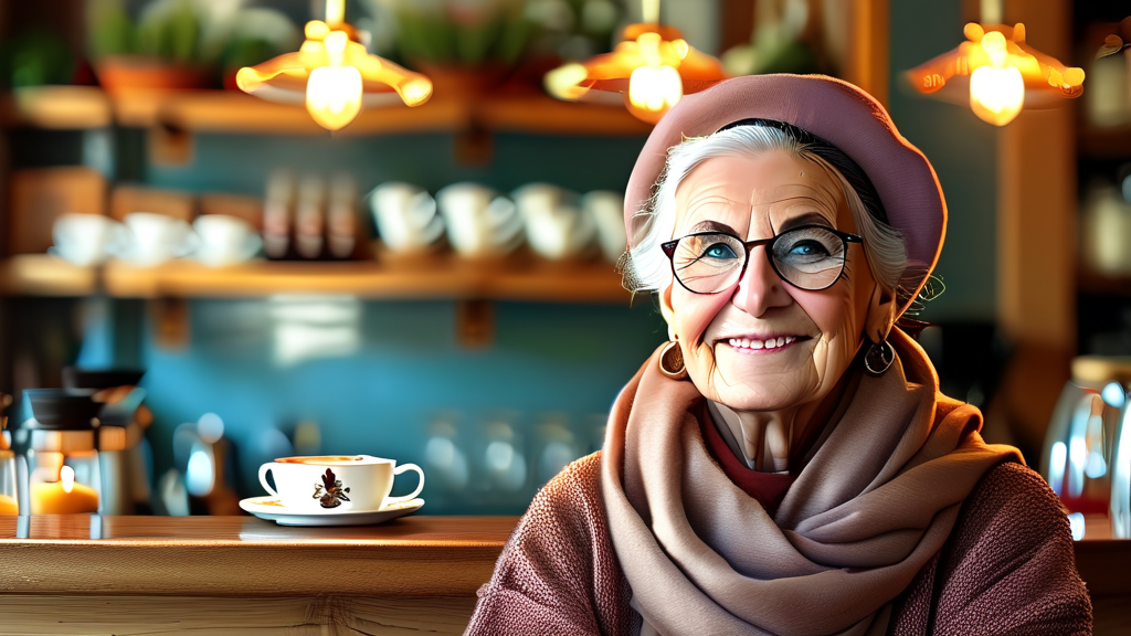 노인 일자리 사업 참여 시 유의사항 및 기대 효과 (realistic 스타일)