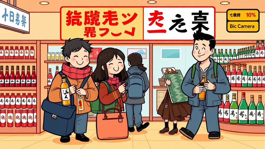 인기 위스키 & 사케 TOP 5 (cartoon 스타일)