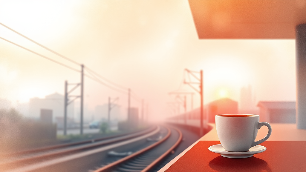 정동진 해돋이 정보 (watercolor 스타일)