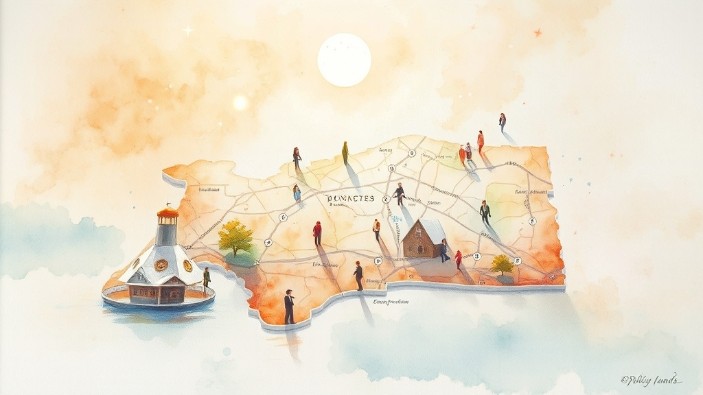 정책자금, 어디서 받아야 할까요? (watercolor 스타일)