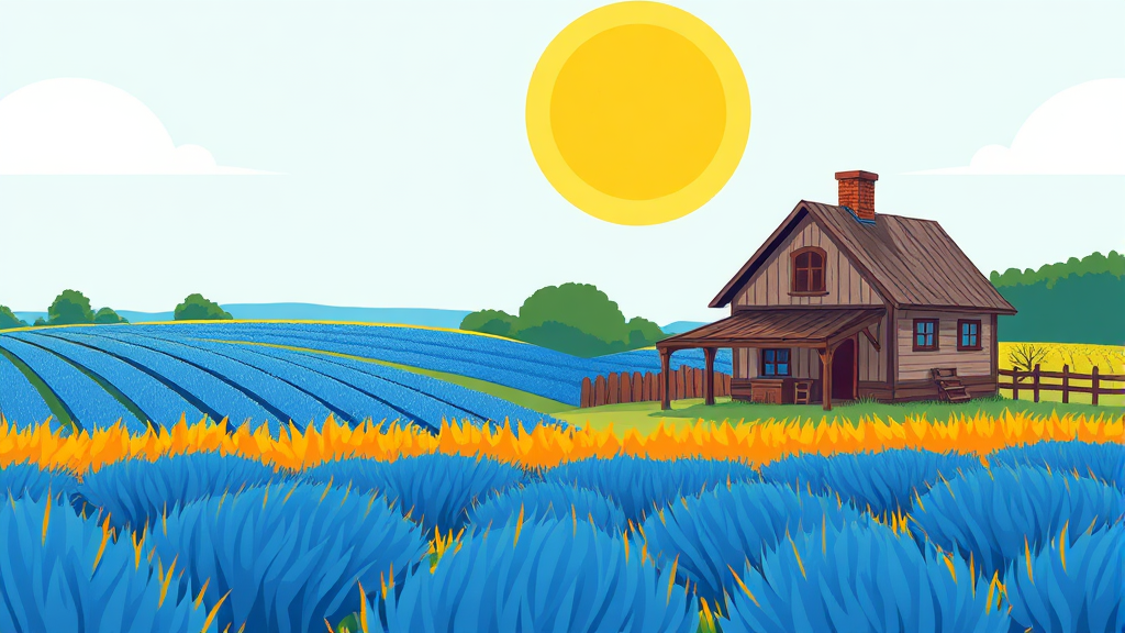 귀농귀촌 지원금, 왜 필요할까요? (cartoon 스타일)