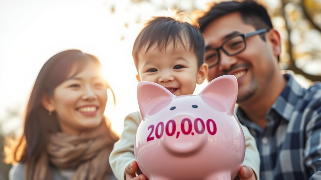 양육비 선지급제, 얼마나 받을 수 있나요? (realistic 스타일)