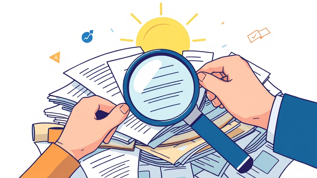 준비 서류 완벽 정리 (illustration 스타일)