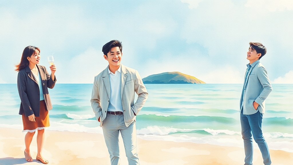 방송 일정 및 OTT 정보 (watercolor 스타일)