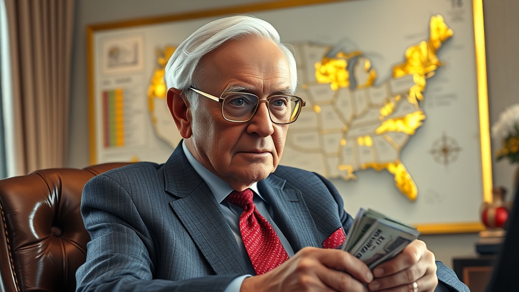 워런 버핏 투자 철학: 장기 투자와 미국 시장 (realistic 스타일)