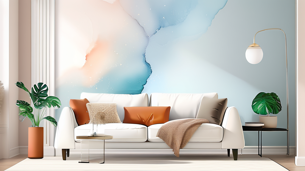 온라인으로 간편하게! 유심 업데이트 및 교체 방법 (watercolor 스타일)