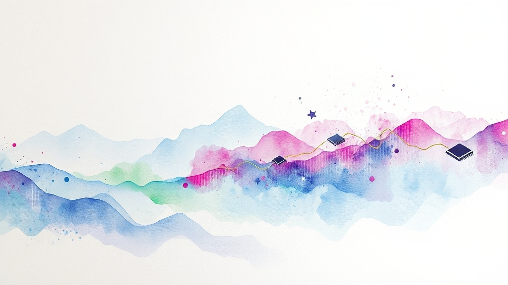 리벨리온 관련주 투자 전략 (watercolor 스타일)