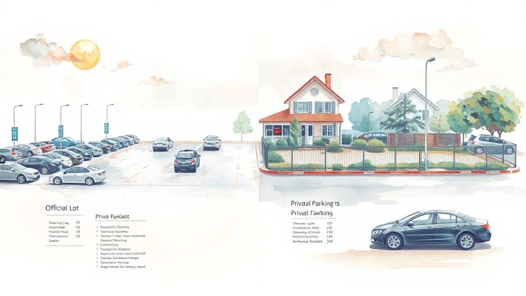 공식 vs 사설: 업체 비교 분석 (watercolor 스타일)