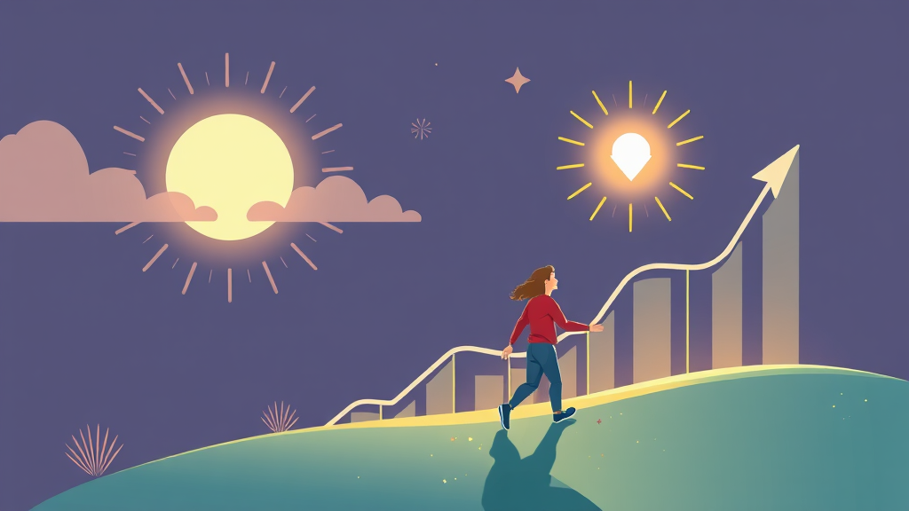 채무조정 신청 후 신용점수 회복 및 유의사항 (illustration 스타일)