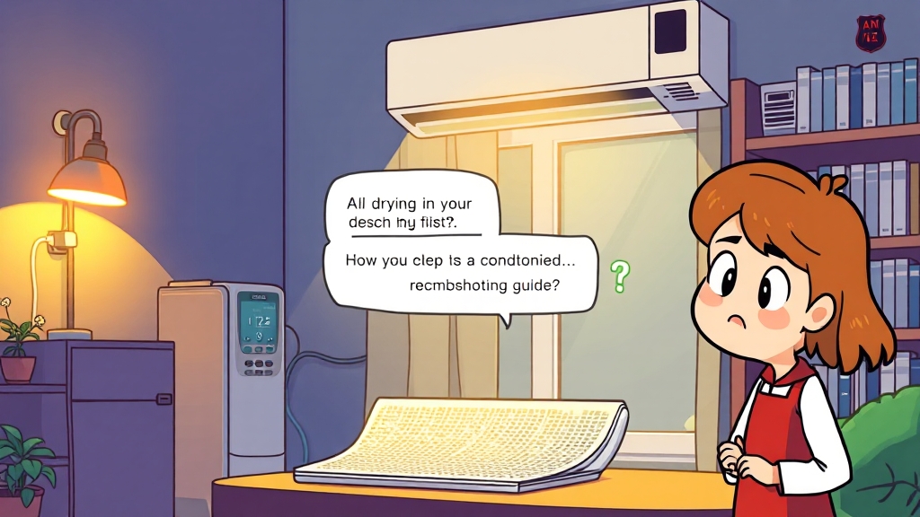 램프 깜빡임, 자가 진단 방법은? (cartoon 스타일)
