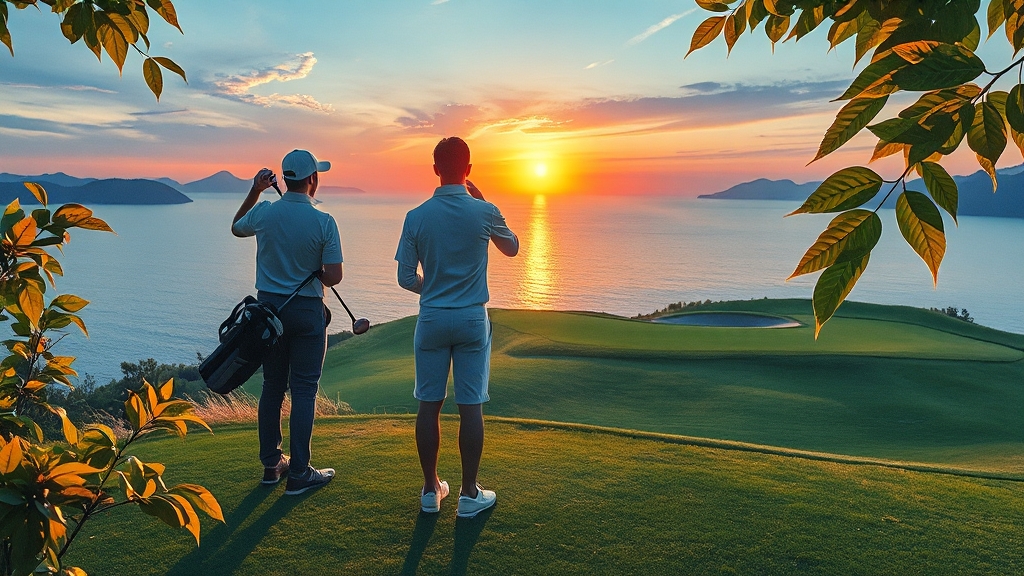 친환경 골프 코스 (realistic 스타일)