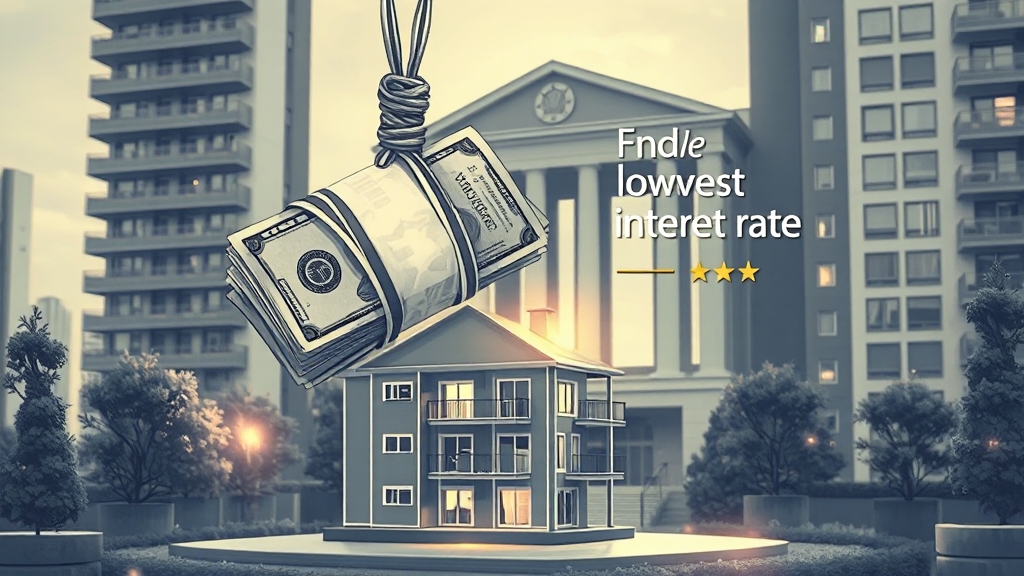 은행별 금리 비교 & 최저 금리 찾는 법 (illustration 스타일)