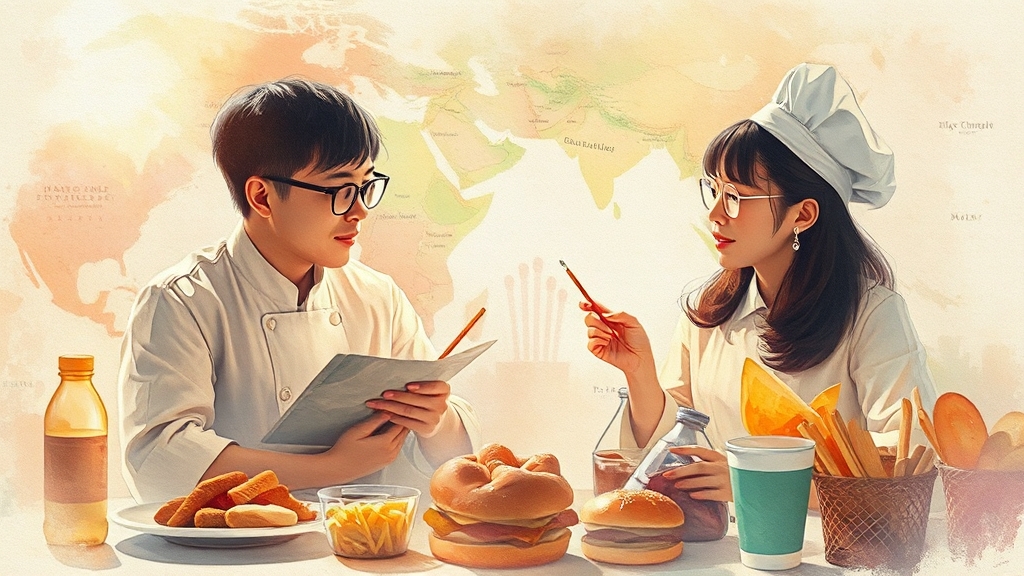 강연자와 여행 메이트의 역할 (watercolor 스타일)