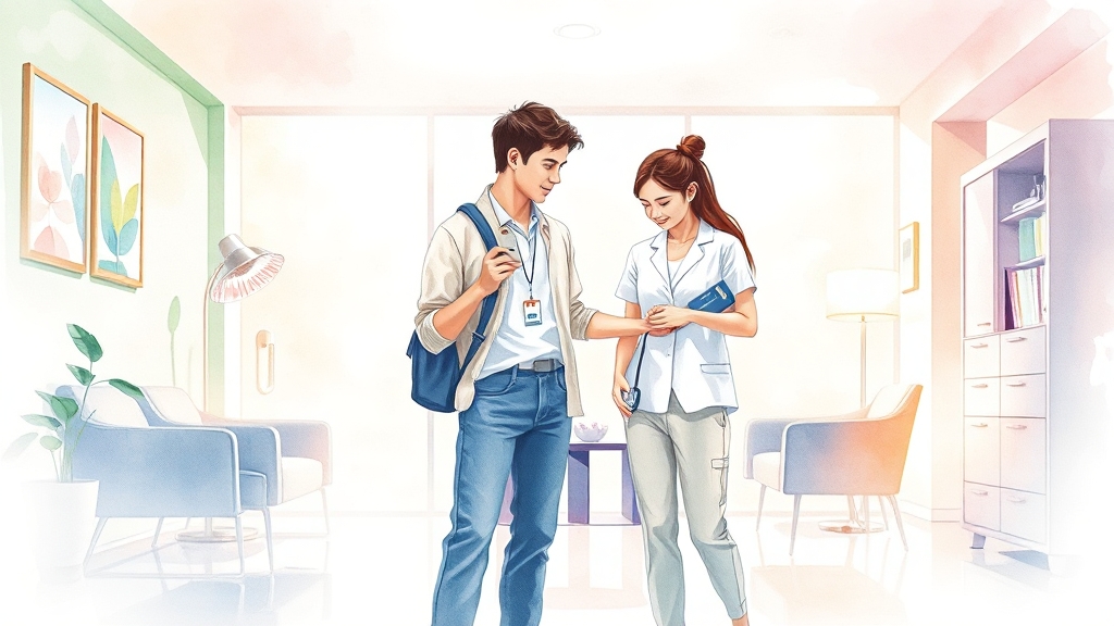 신체검사 비용과 준비물은? (watercolor 스타일)