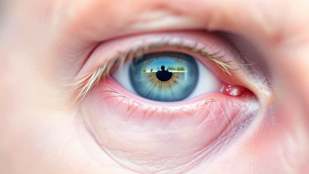 백내장이란? (watercolor 스타일)