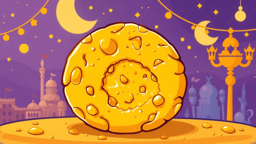 두바이 쫀득쿠키 마무리 (cartoon 스타일)