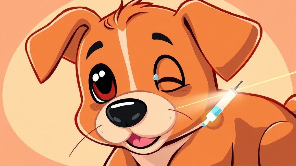 강아지 녹내장, 수술 외 다른 치료법은 없을까? (cartoon 스타일)