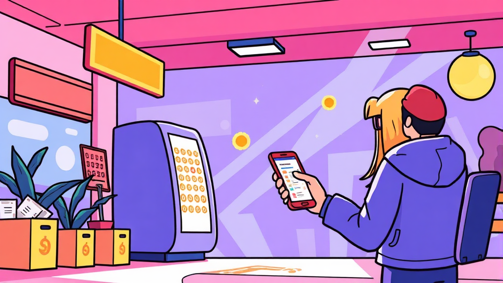 모바일 로또 구매, 앞으로의 전망과 기대 (cartoon 스타일)